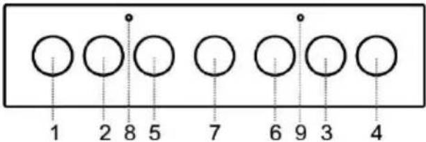 1 2 8 5 7 6 9 3 4