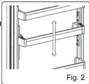 Cylinda K2155VE - Adjustable Door Shelf (In some models) - 2