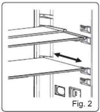 Cylinda K2385NBHE - Adjustable Glass Shelf (In some models) - 2