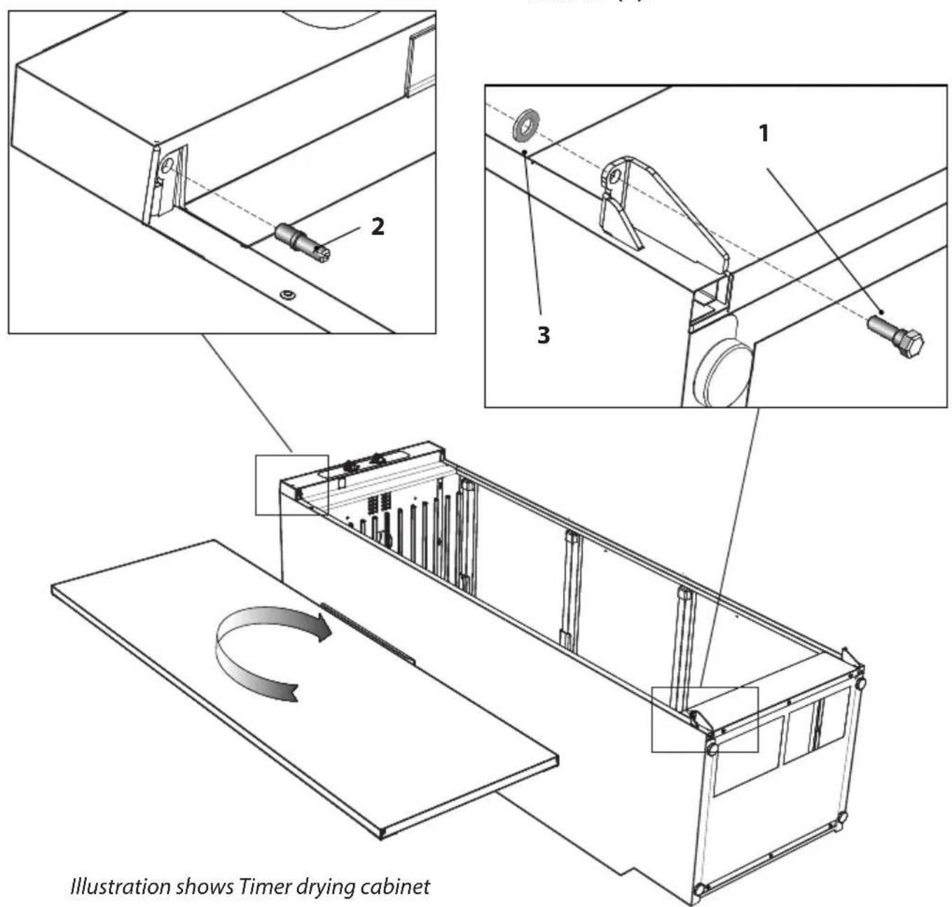 Cylinda TS 2190 H TITAN - Rehanging of door - 1