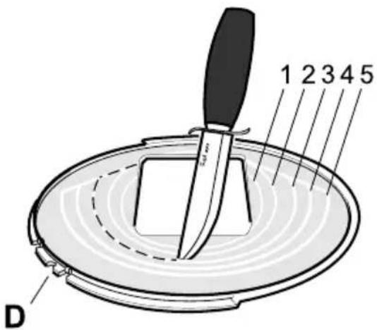1 2 3 4 5 D