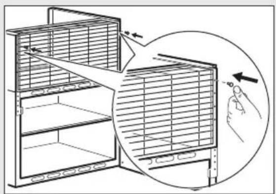 ELECTROLUX O550W - Montering av teleskopväggar - 5