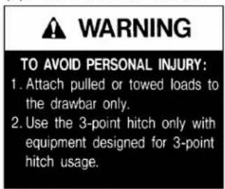 KUBOTA M5N-111HDRC12 - TO AVOID PERSONAL INJURY OR DEATH: - 16