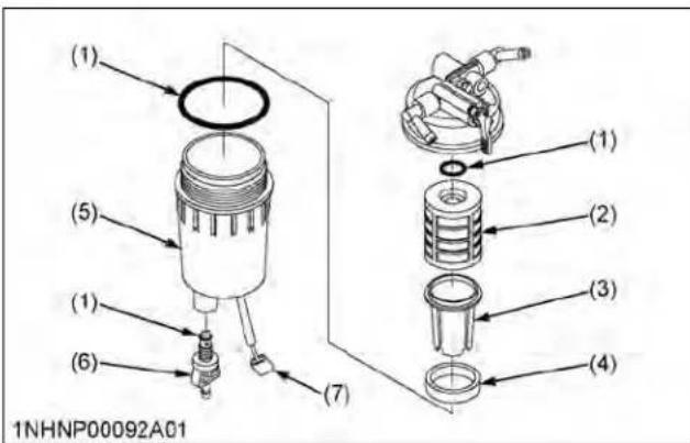 KUBOTA M5N-111HDRC12 - Cleaning water separator - 4