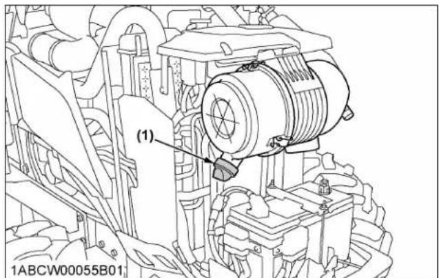 KUBOTA M5N-111HDRC12 - Cleaning evacuator valve - 1