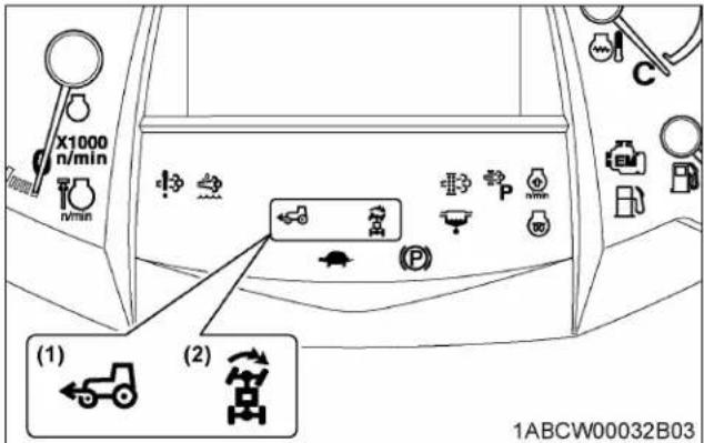 KUBOTA M5N-111HDRC12 - WARNING - 2