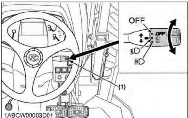 KUBOTA M5N-111HDRC12 - Light switch - 1