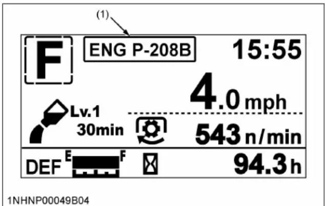 KUBOTA M5N-111HDRC12 - DEF/AdBlue® freeze warning (M5N-091, M5N-111) - 1
