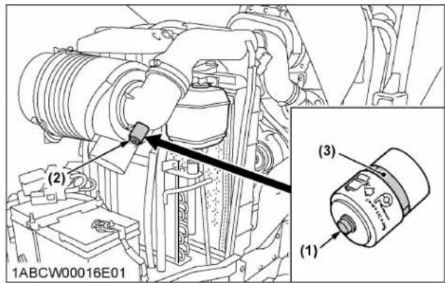 KUBOTA M5N-111HDRC12 - Checking dust indicator - 1