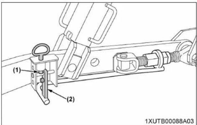 KUBOTA M5N-111HDRC12 - Turnbuckle unlocked position - 2