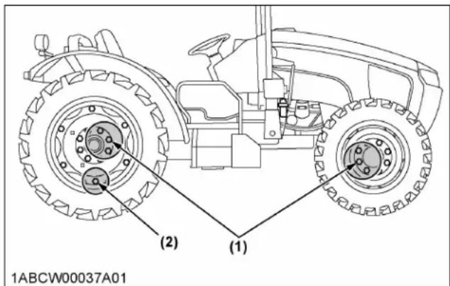 KUBOTA M5N-111HDRC12 - WARNING - 1
