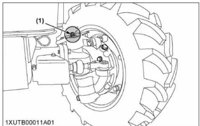 KUBOTA M5N-111HDRC12 - Lubricating grease fittings - 3