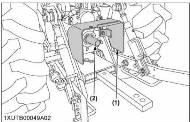 KUBOTA M5N-111HDRC12 - PTO shaft cover and shaft cap - 1