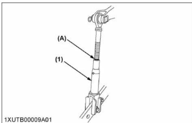 KUBOTA M5N-111HDRC12 - Lifting rod (left) - 1