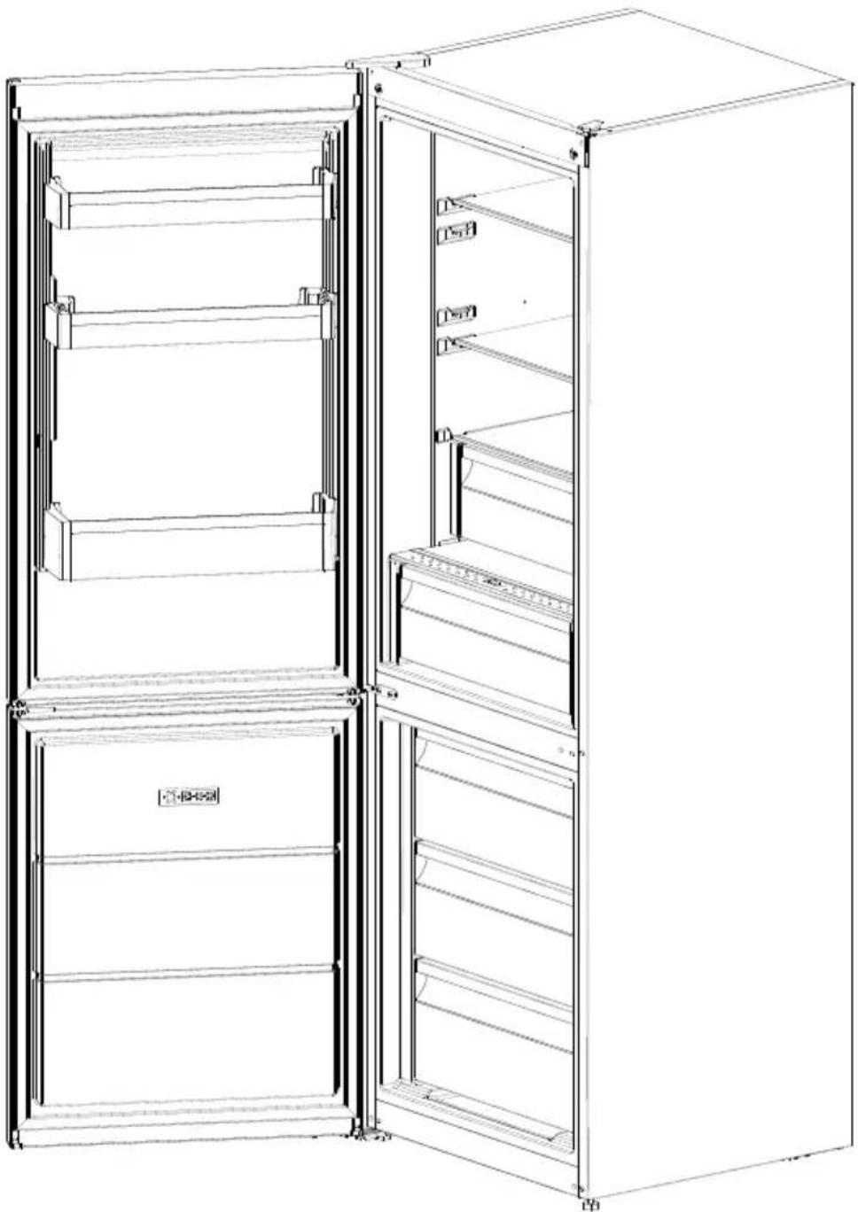 Cylinda KF2385LFVF - Repositioning the Door - 18
