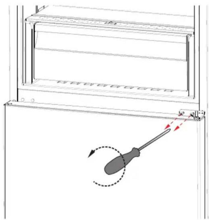 Cylinda KF2385LFVF - Repositioning the Door - 6