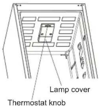 Lamp cover Thermostat knob