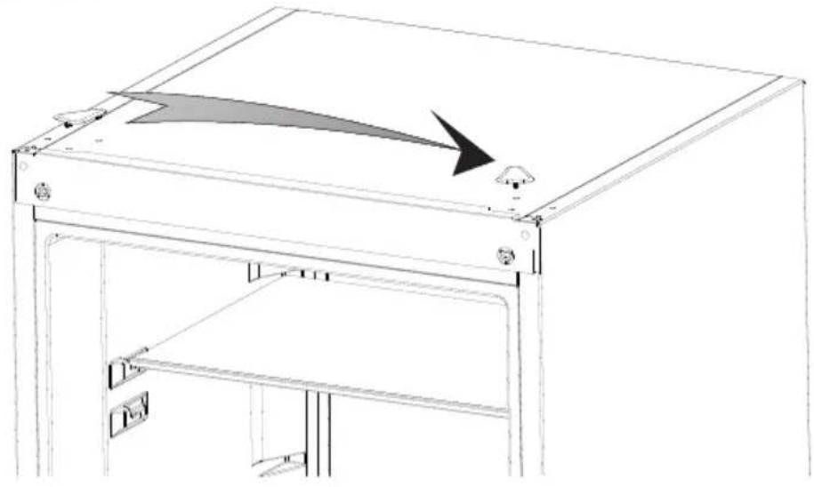Cylinda KF2385LFVF - Repositioning the Door - 5