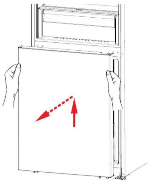 Cylinda KF2385LFVF - Repositioning the Door - 7