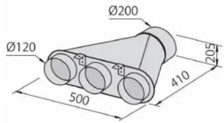 Ø120 Ø200 500 410 205