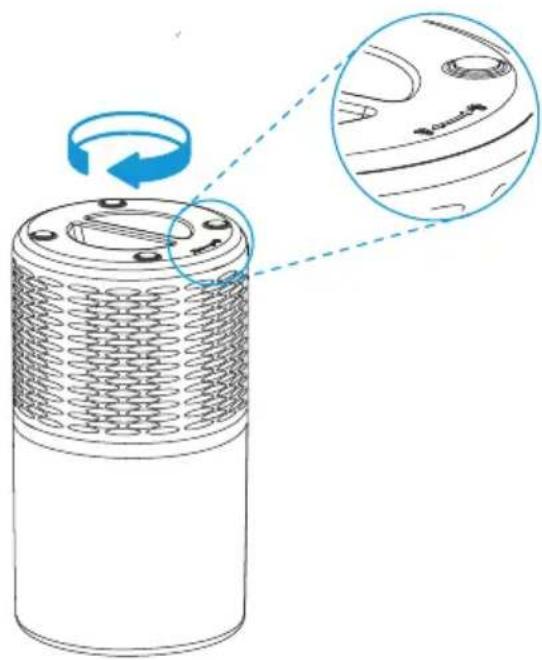 Arovec AV-P152PRO - Steps for Replacing the Filter: - 6