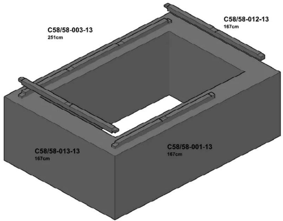 C58/58-003-13 251cm C58/58-012-13 167cm C58/58-013-13 167cm C58/58-001-13 167cm