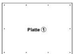 Platte ①