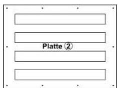 Platte ②