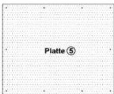 Platte ⑤