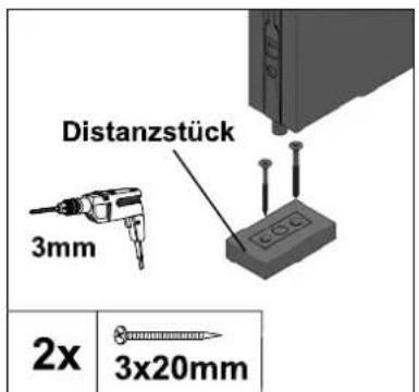 Distanzstück 3mm 2x 3x20mm