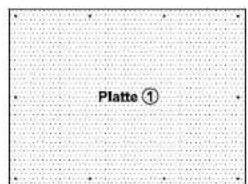 Platte ①