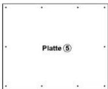 Platte ⑤