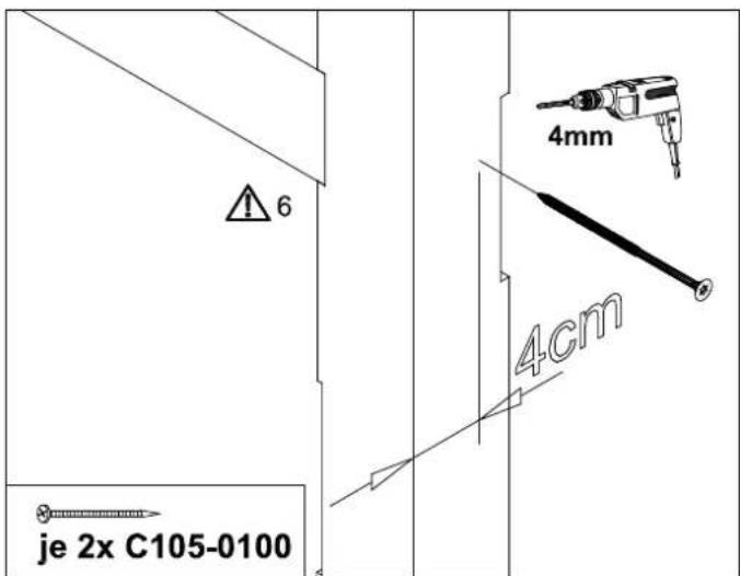 6 4mm 4cm je 2x C105-0100