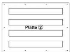 Platte ②