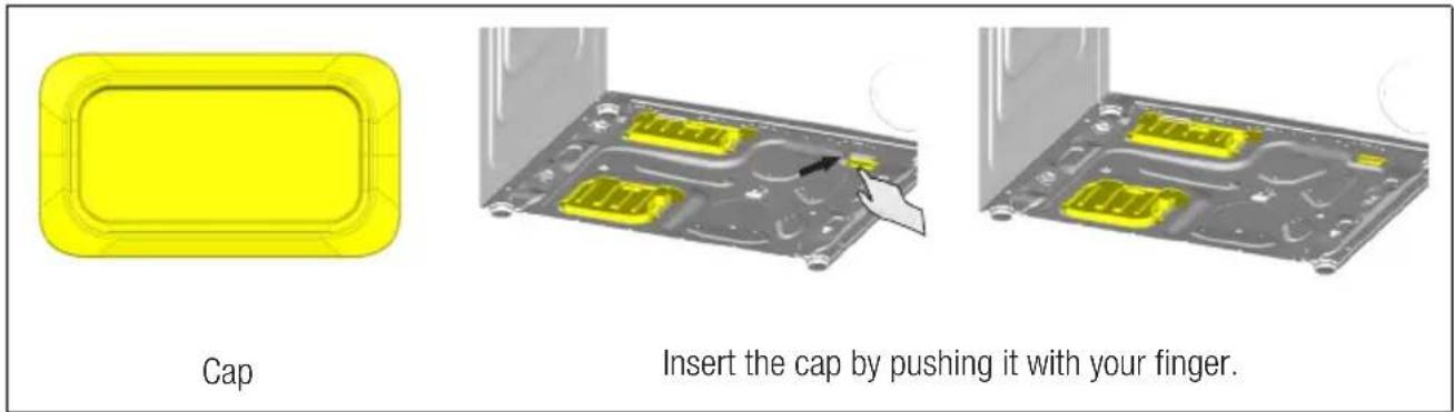 Arçelik 8120 PMG - Assembly of bottom panel covers - 7