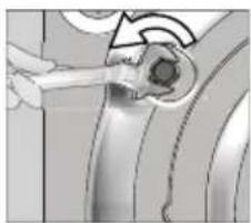 Arçelik 8120 PMG - Removing transportation safety bolts - 1