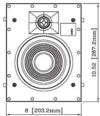 8 [203.2mm] 10.52 [267.2mm]