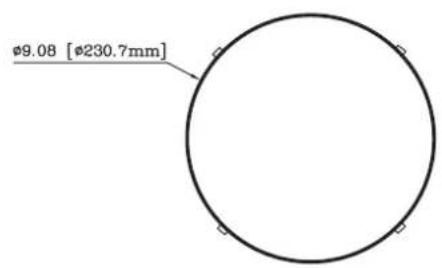 φ9.08 [φ230.7mm]