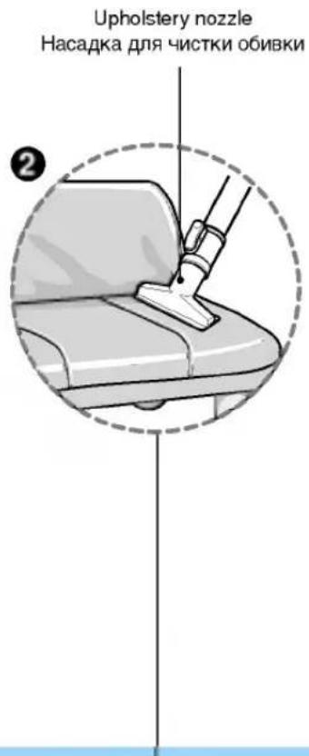 Upholstery nozzle Насадка для чистки обивки