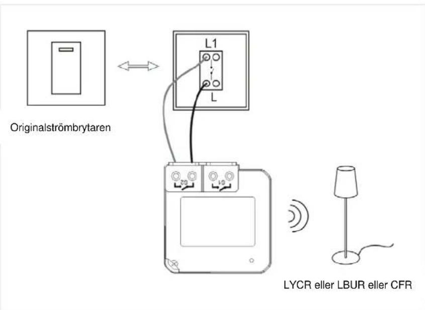 Originalströmbrytaren L1 LYCR eller LBUR eller CFR