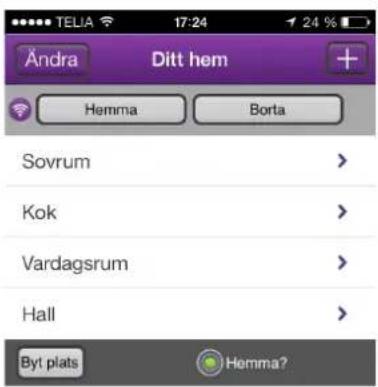 Andra Ditt hem Hemma Borta Sovrum Kok Vardagsrum Hall Byt plats Hemma?