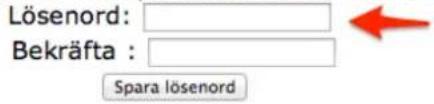 Nexa Gateway - Skapa ett lösenord. - 1