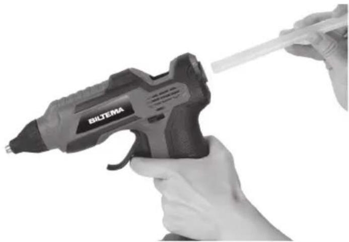 Biltema GG 18V - Montering limstav/påsättning - 1