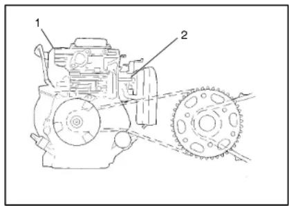 POLARIS Snowmobile 120XC (2001) - CAUTION - 1