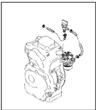 POLARIS Snowmobile 120XC (2001) - FuelValve/FuelLines - 1