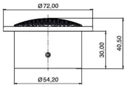Ø72,00 30,00 40,50 Ø54,20