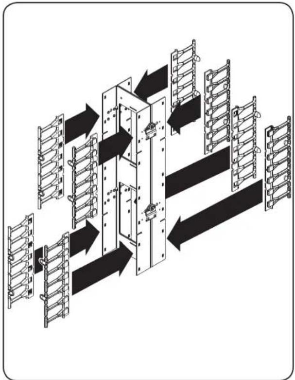 Tripp Lite SmartRack SRCABLEVRT3FC - Double-Depth Installation (SRCABLEVRT6 & SRCABLEVRT12 only) - 1