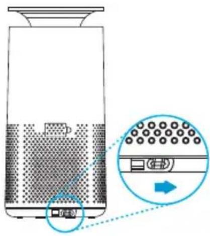 Arovec AV-P500-RF - Steps for Replacing the Filter: - 5