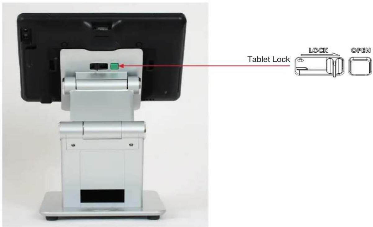 Tablet Lock LOCK OPEN