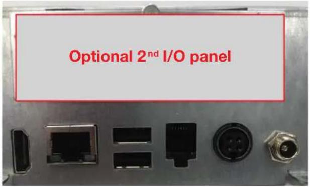 Optional 2nd I/O panel